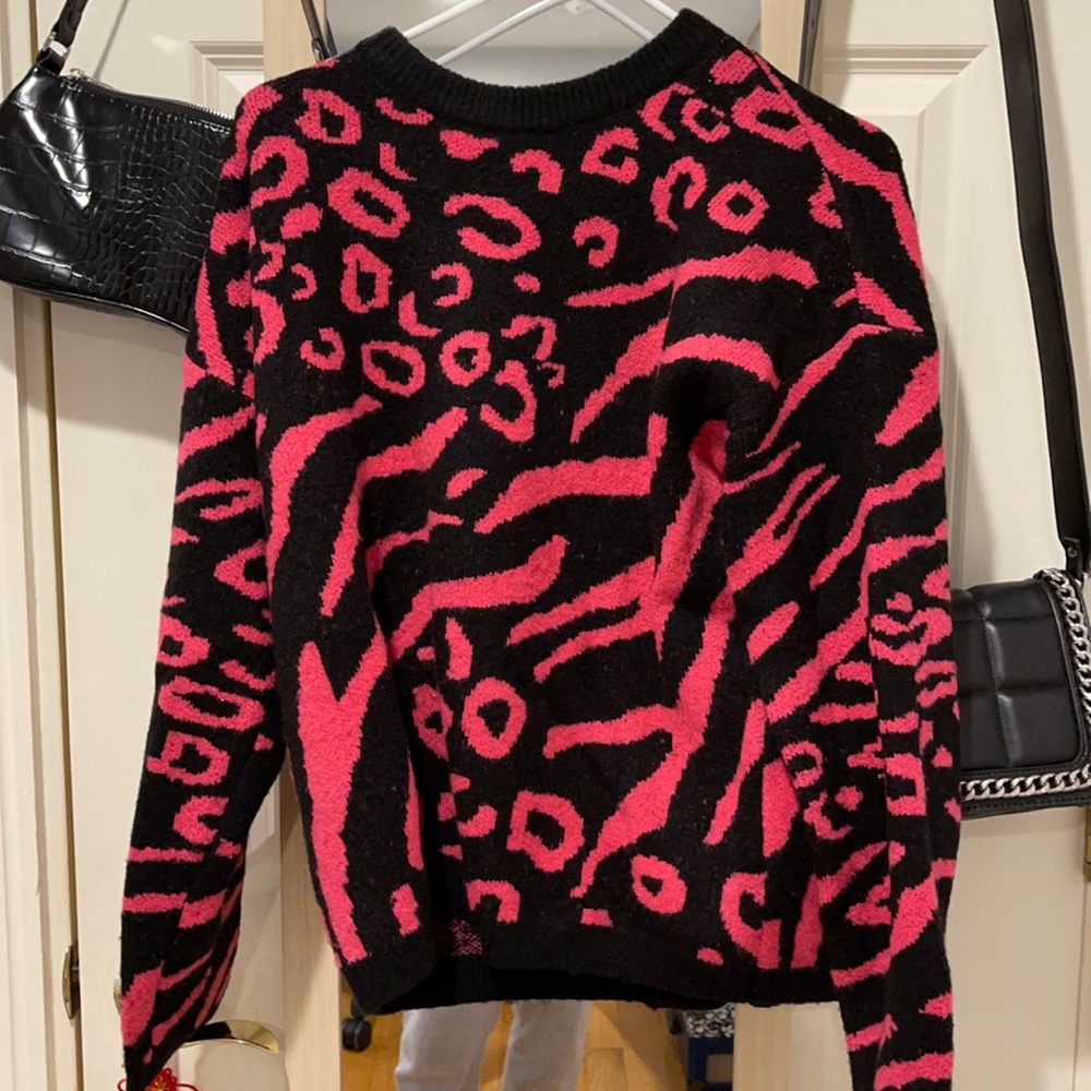 Zebra Knit Sweater